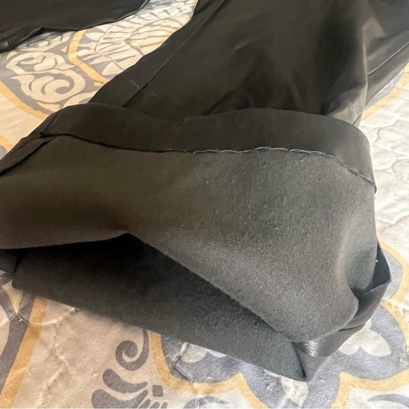 Maria McManus 100% Lamb Skin High Waist Crop French Leather Trouser Pants, 8 - Picture 6 of 16